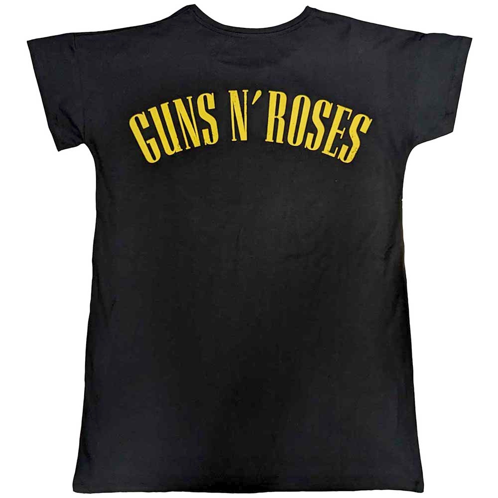 Guns N' Roses - Classic Logo Chemise de nuit - Noir
